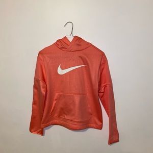 Hot pink nike sweatshirt